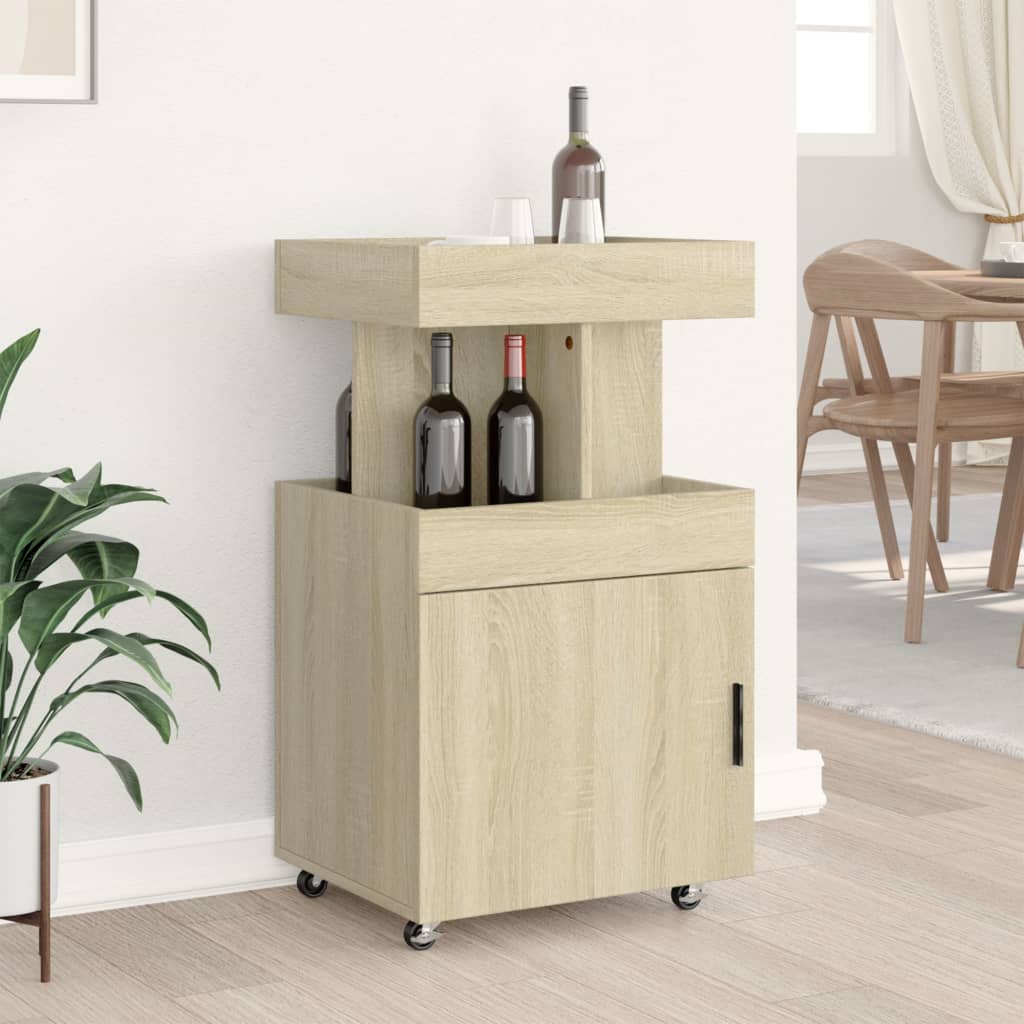 Bartralle sonoma eik 50x41x89 cm konstruert tre