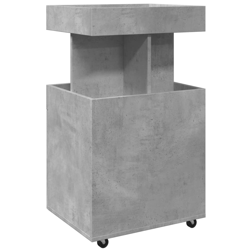 Bartralle betonggrå 50x41x89 cm konstruert tre