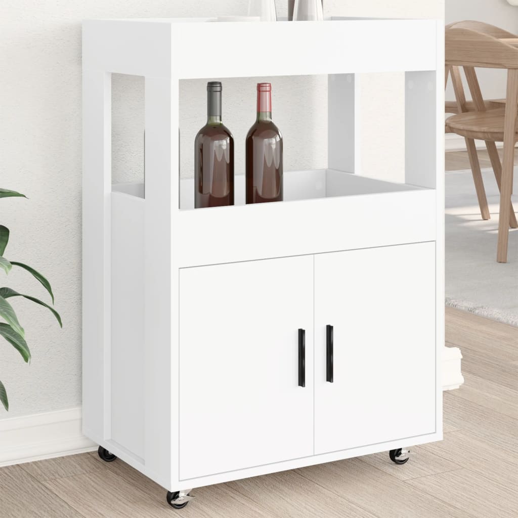 Bartralle hvit 60x39,5x89 cm konstruert tre