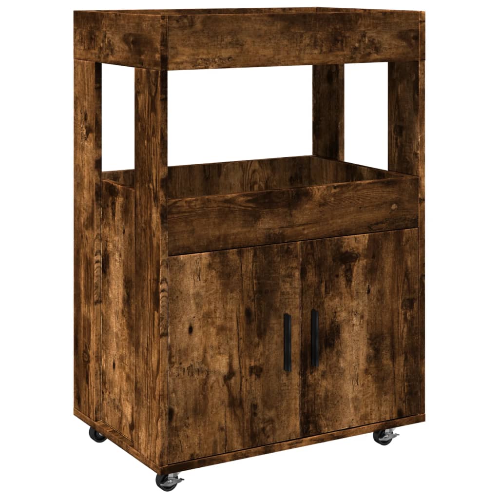 Bartralle røkt eik 60x39,5x89 cm konstruert tre