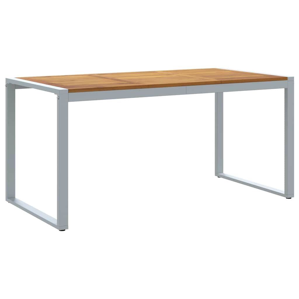 Hage Spisegruppe 7 pcs Grå Solid akasietre