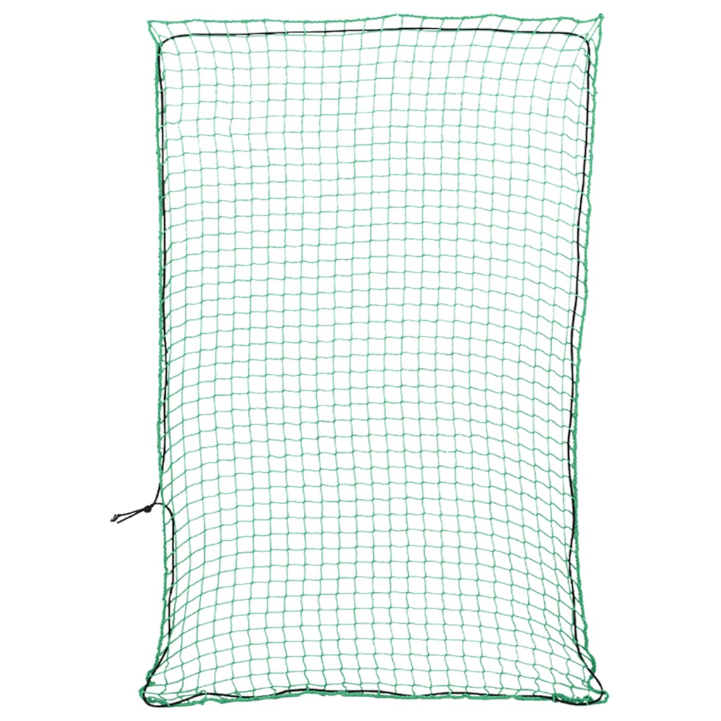 Tilhengernett med elastisk tau grønn 3x2 m PP