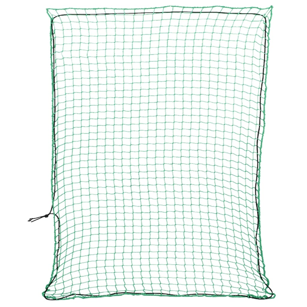 Tilhengernett med elastisk tau grønn 3x2,5 m PP
