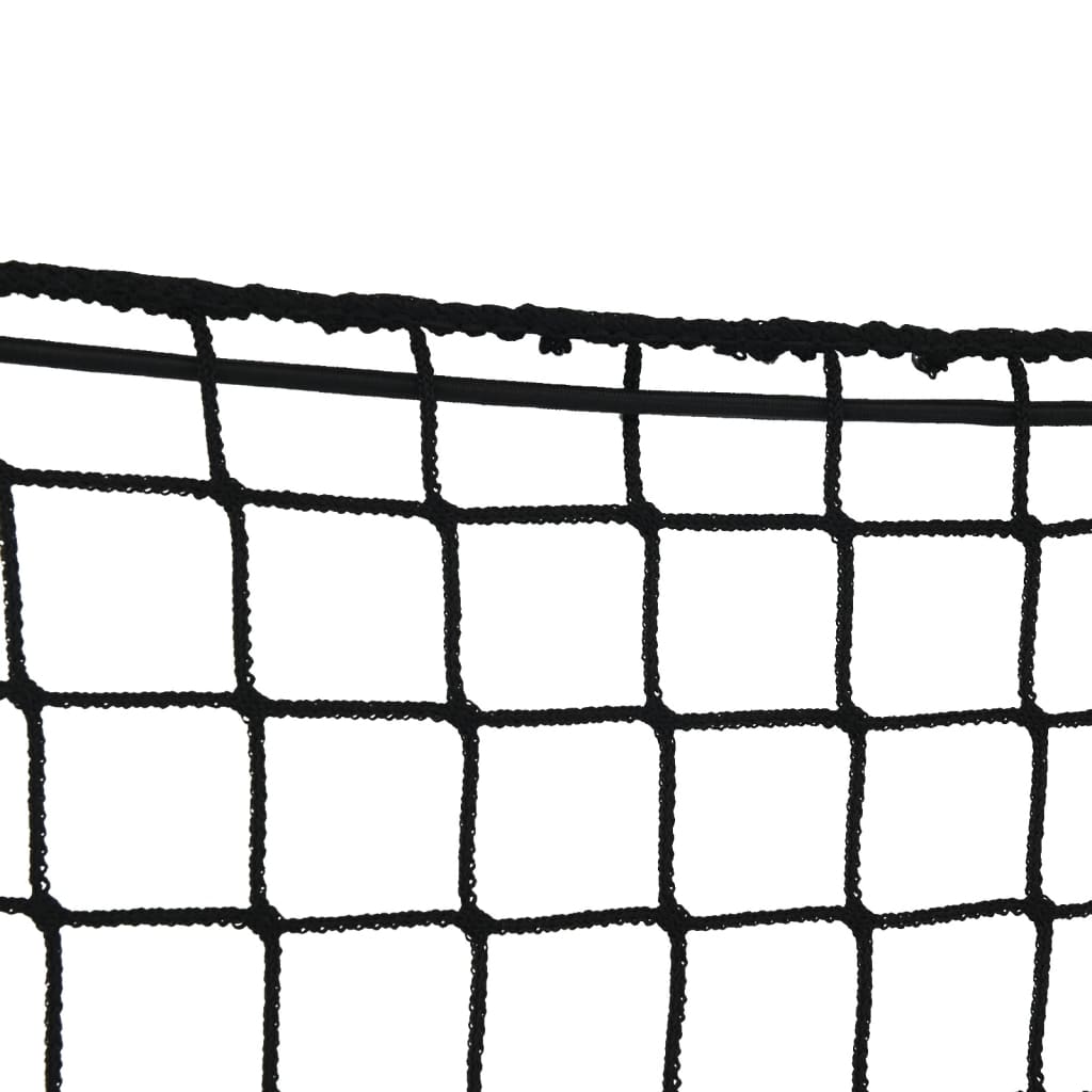Tilhengernett med elastisk tau svart 4,5x2,5 m PP
