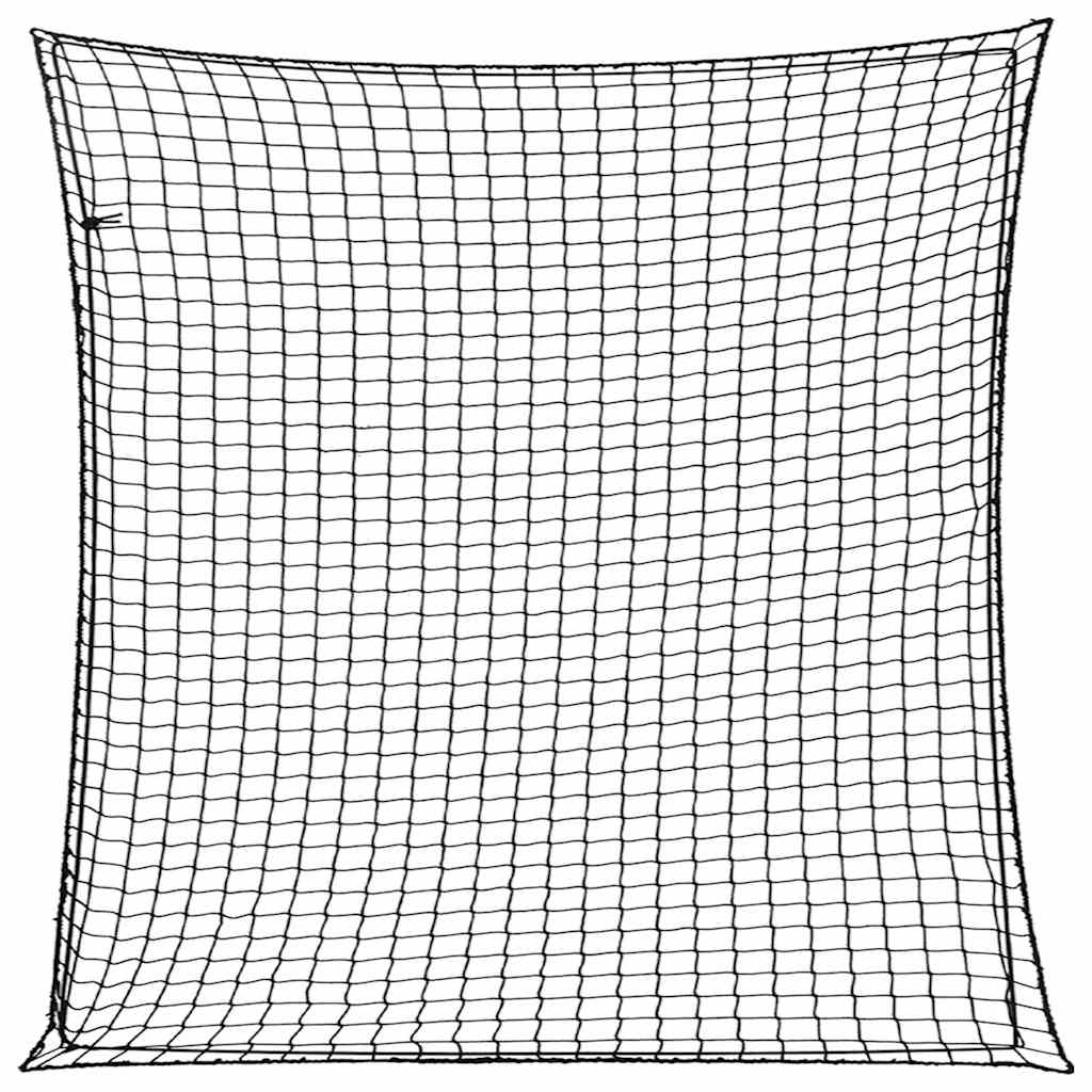 Tilhengernett med elastisk tau svart 3x3 m PP