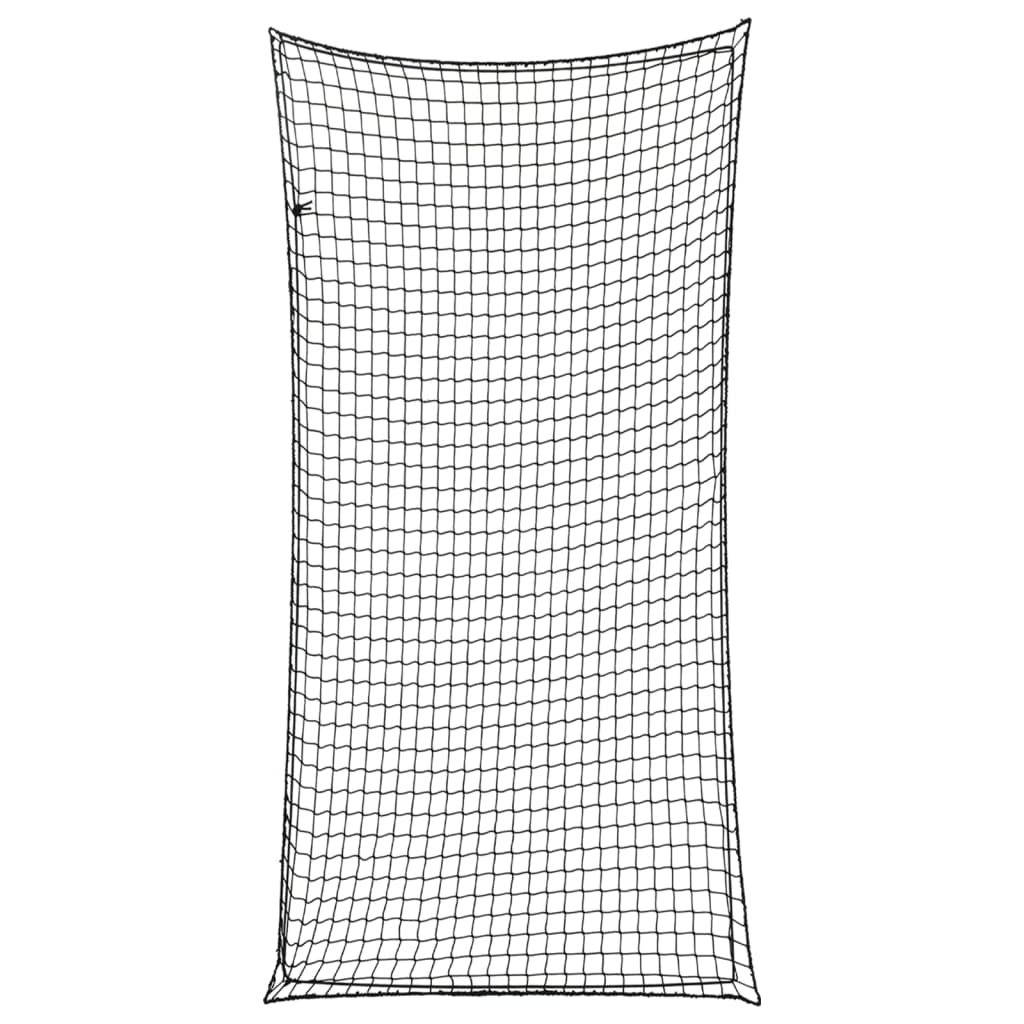 Tilhengernett med elastisk tau svart 7x3,5 m PP