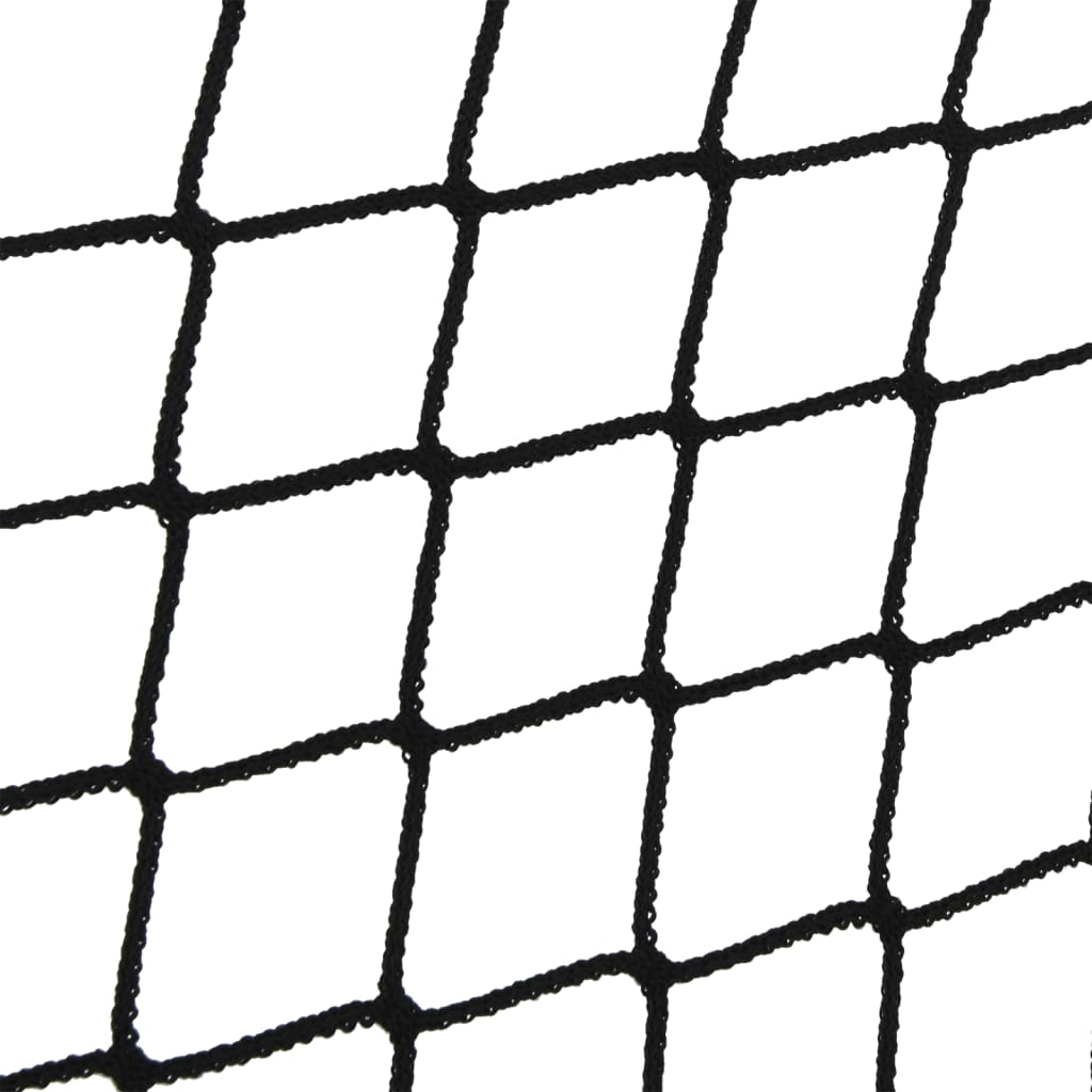 Høynett 2 stk rektangulær svart 90x60 cm PP