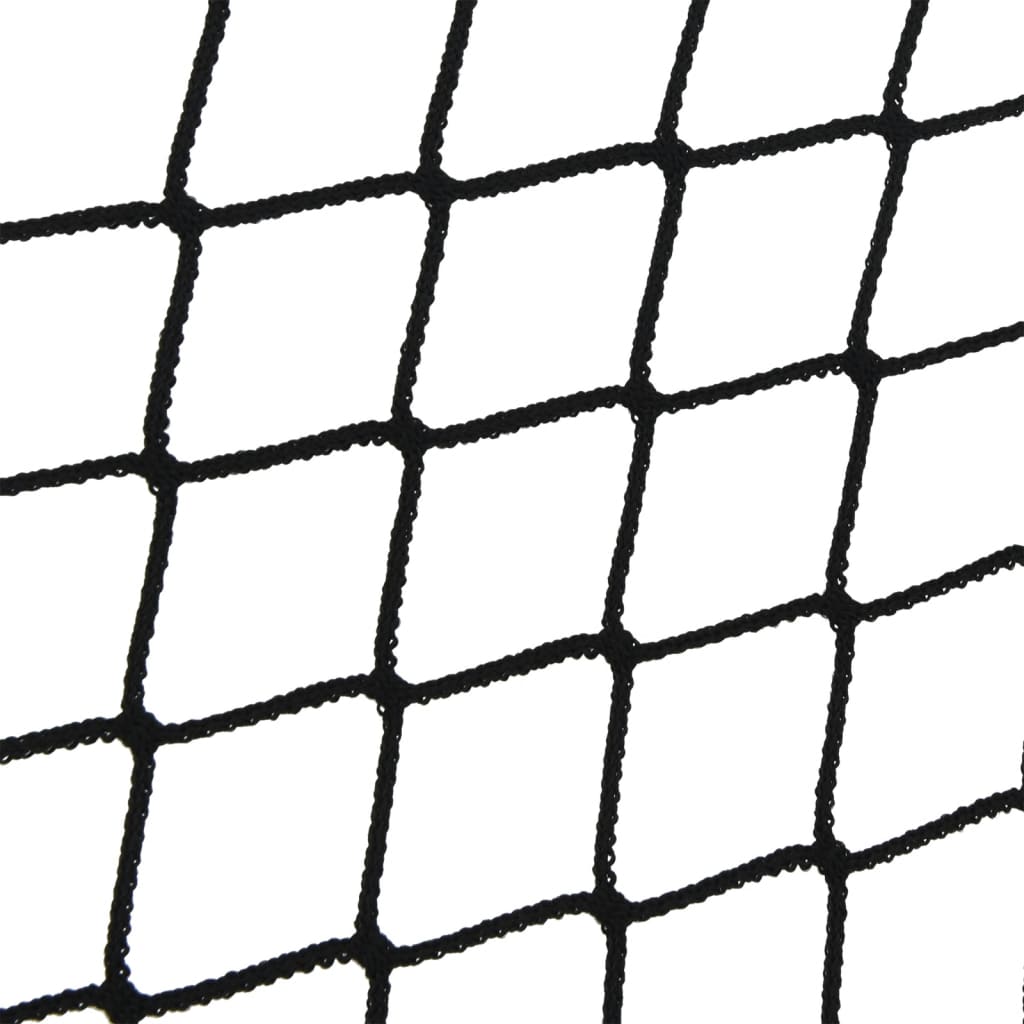 Høynett 2 stk rund svart 75x50 cm PP