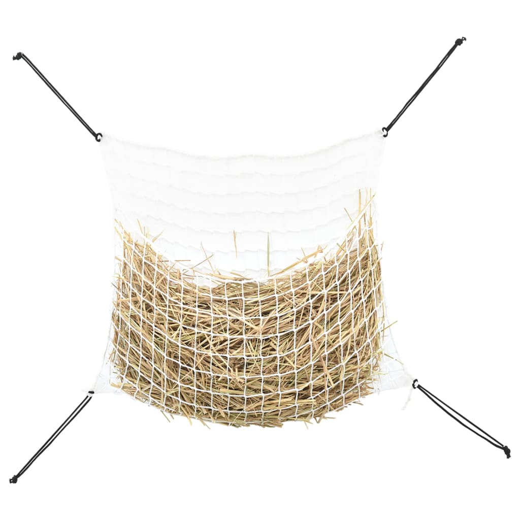 Høynett 2 stk rektangulær hvit 100x90 cm PP
