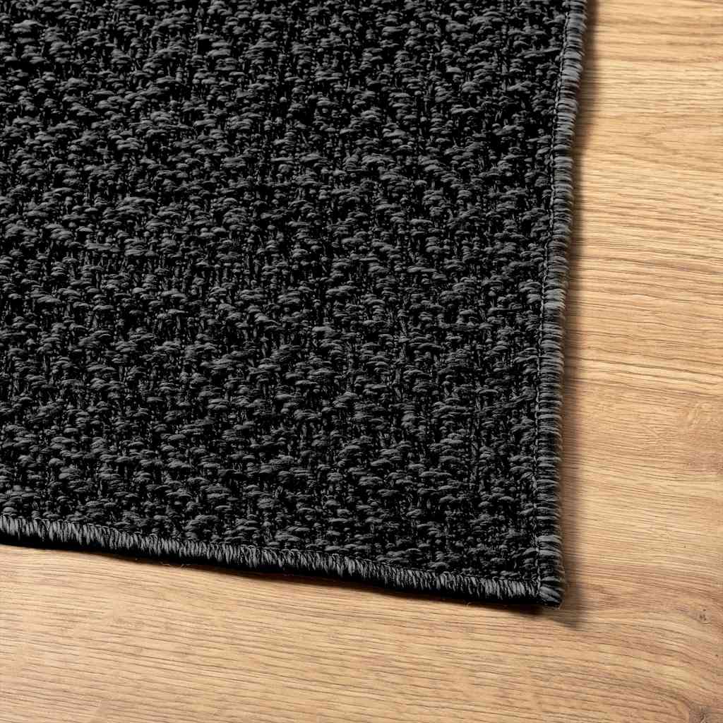 Teppe ZIZUR antrasitt 200x290cm juteutseende innendørs&utendørs