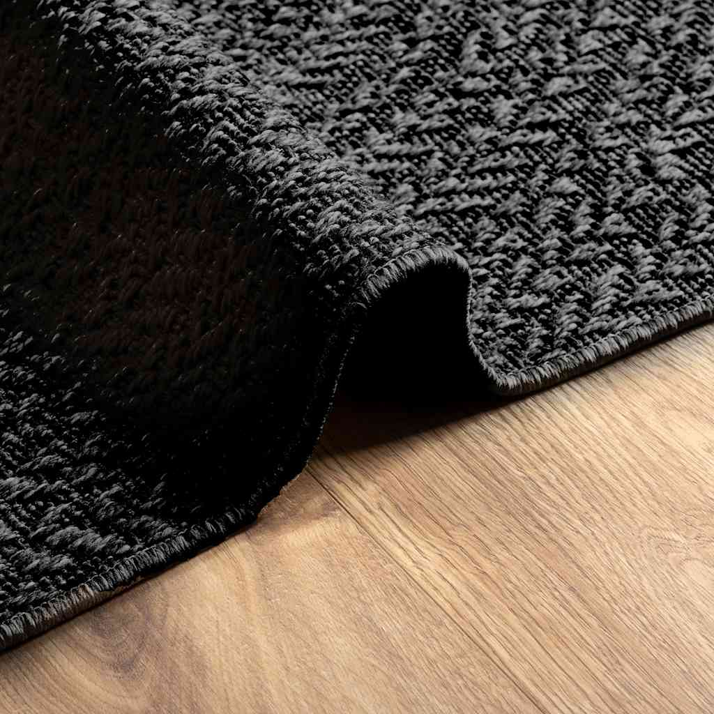 Teppe ZIZUR antrasitt 160x230cm juteutseende innendørs&utendørs