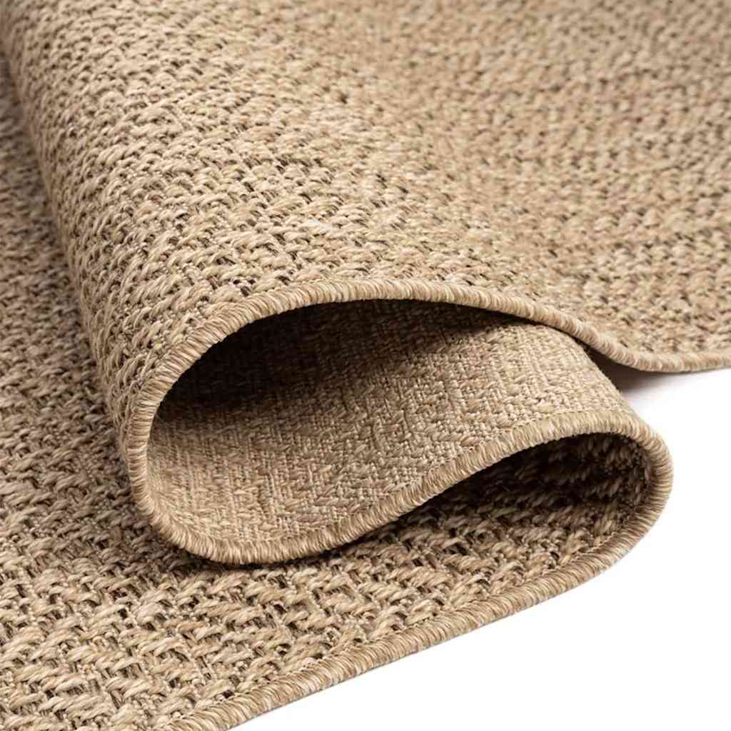 Teppe ZIZUR beige 60x110 cm jute-utseende innendørs og utendørs