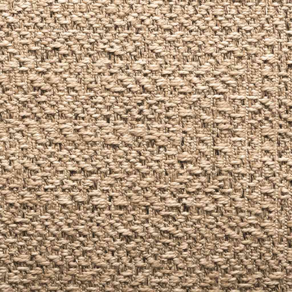 Teppe ZIZUR beige 140x200cm jute-utseende innendørs og utendørs