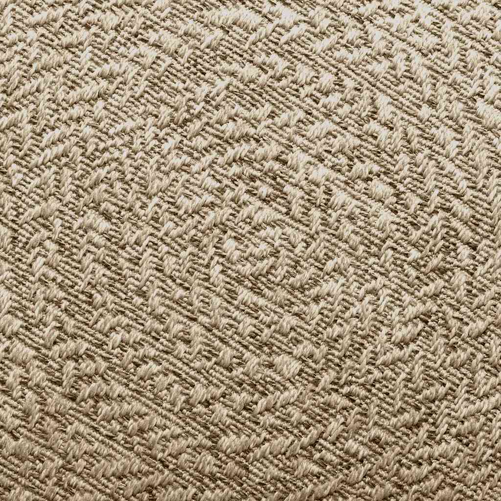 Teppe ZIZUR beige 80x150 cm jute-utseende innendørs og utendørs