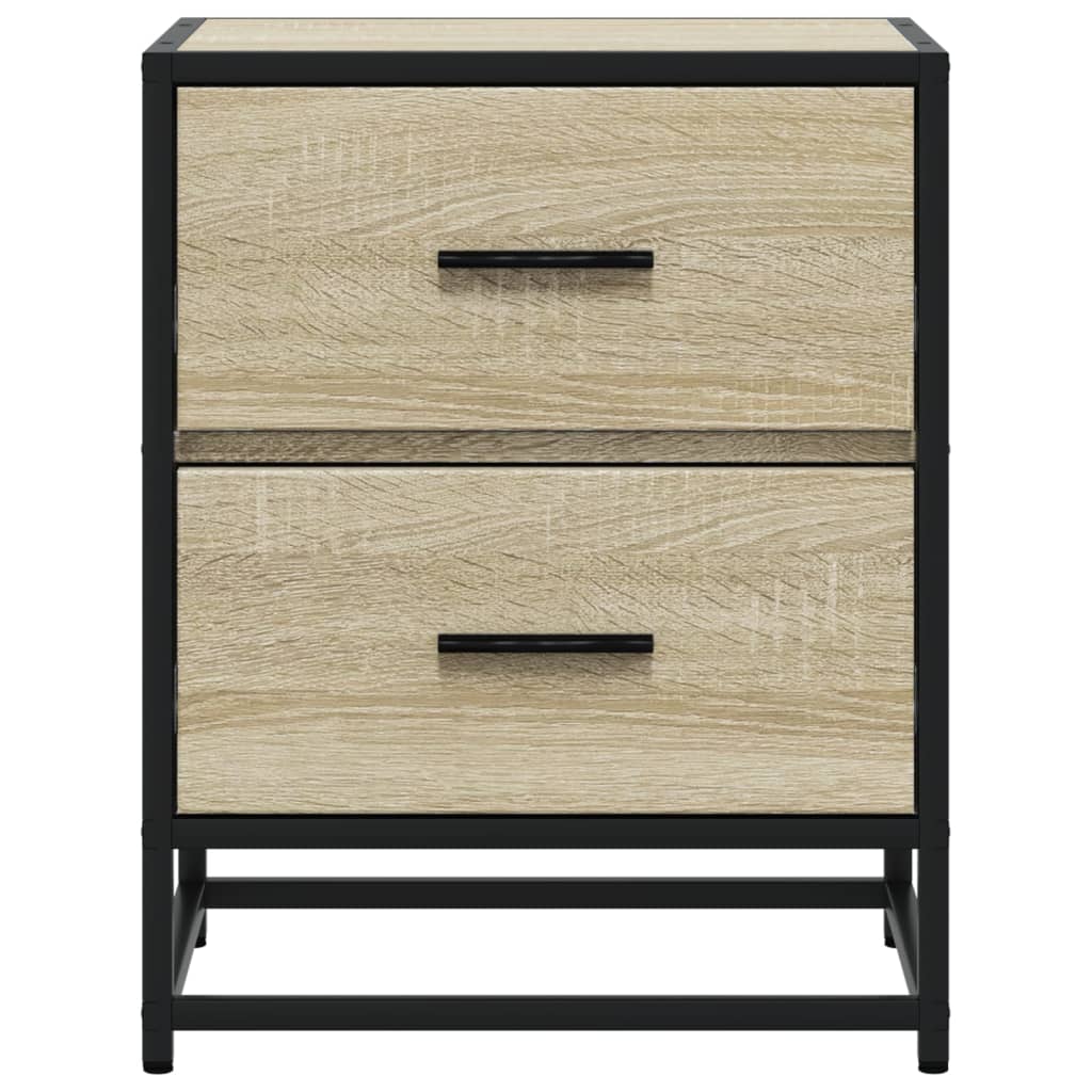 Nattbord sonoma eik 40x31x50 cm konstruert tre