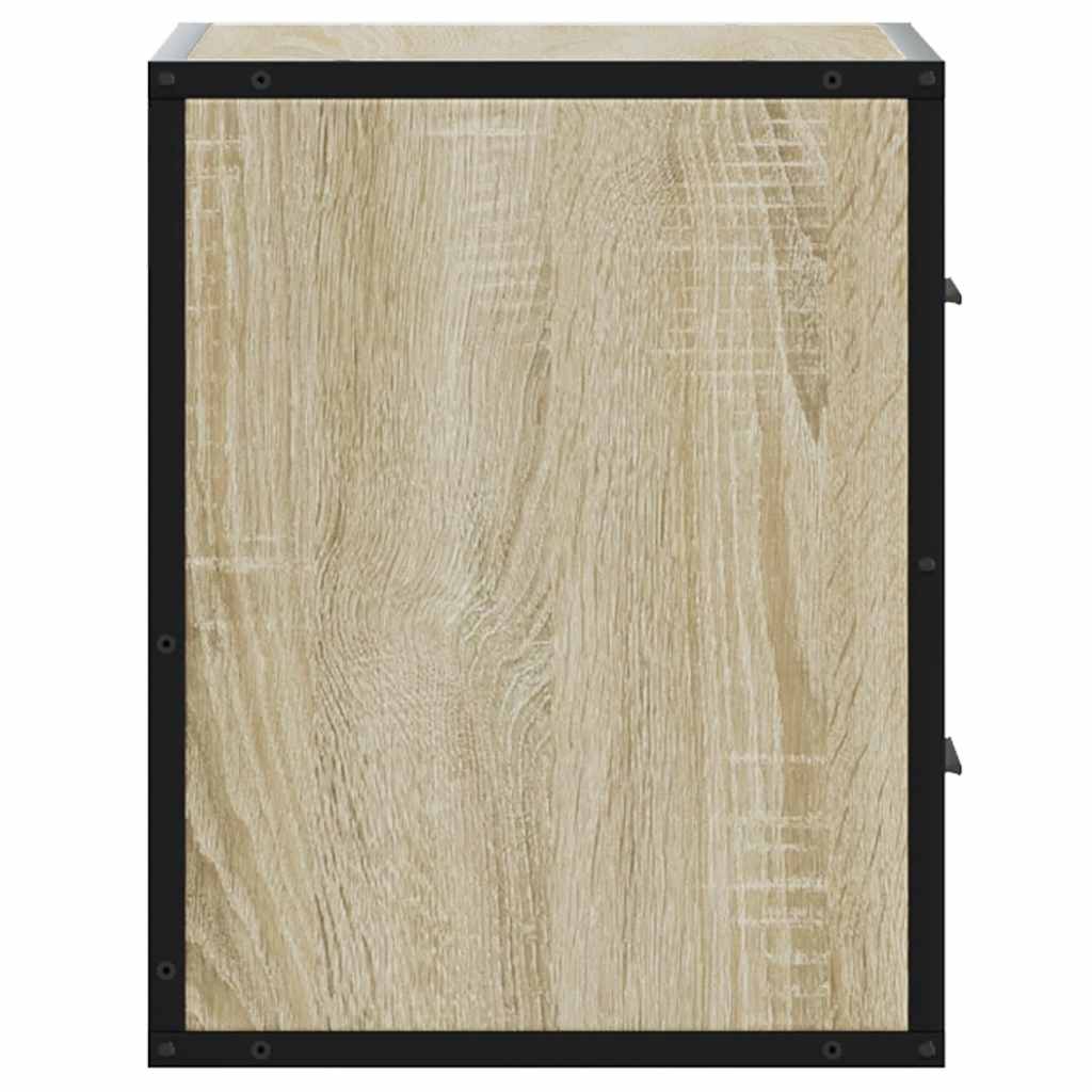 Veggmontert nattbord sonoma eik 40x31x39,5 cm