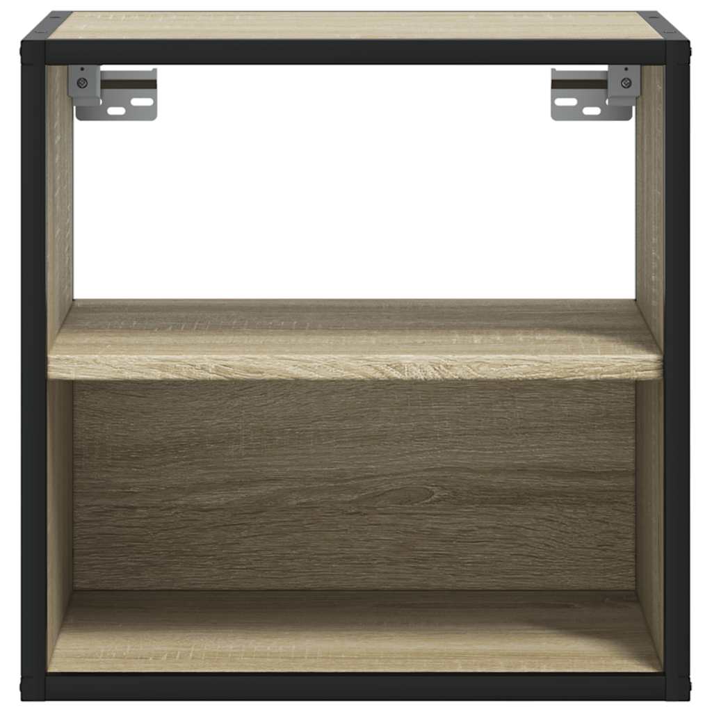 Veggmontert nattbord sonoma eik 40x31x39,5 cm