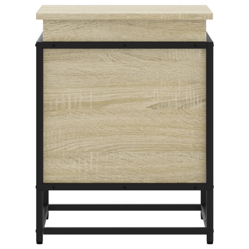 Oppbevaringsboks lokk sonoma eik 40x40x51,5 cm konstruert tre
