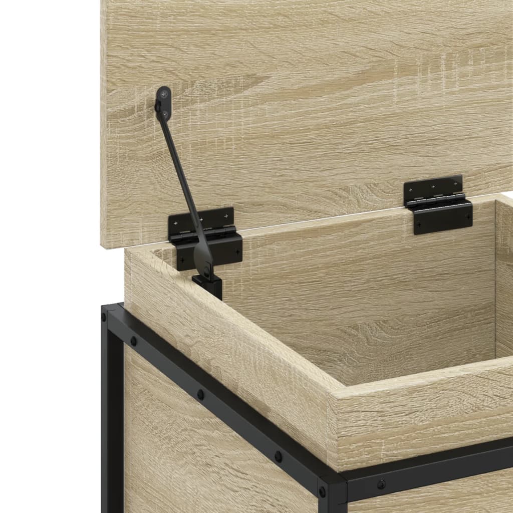 Oppbevaringsboks lokk sonoma eik 40x40x51,5 cm konstruert tre