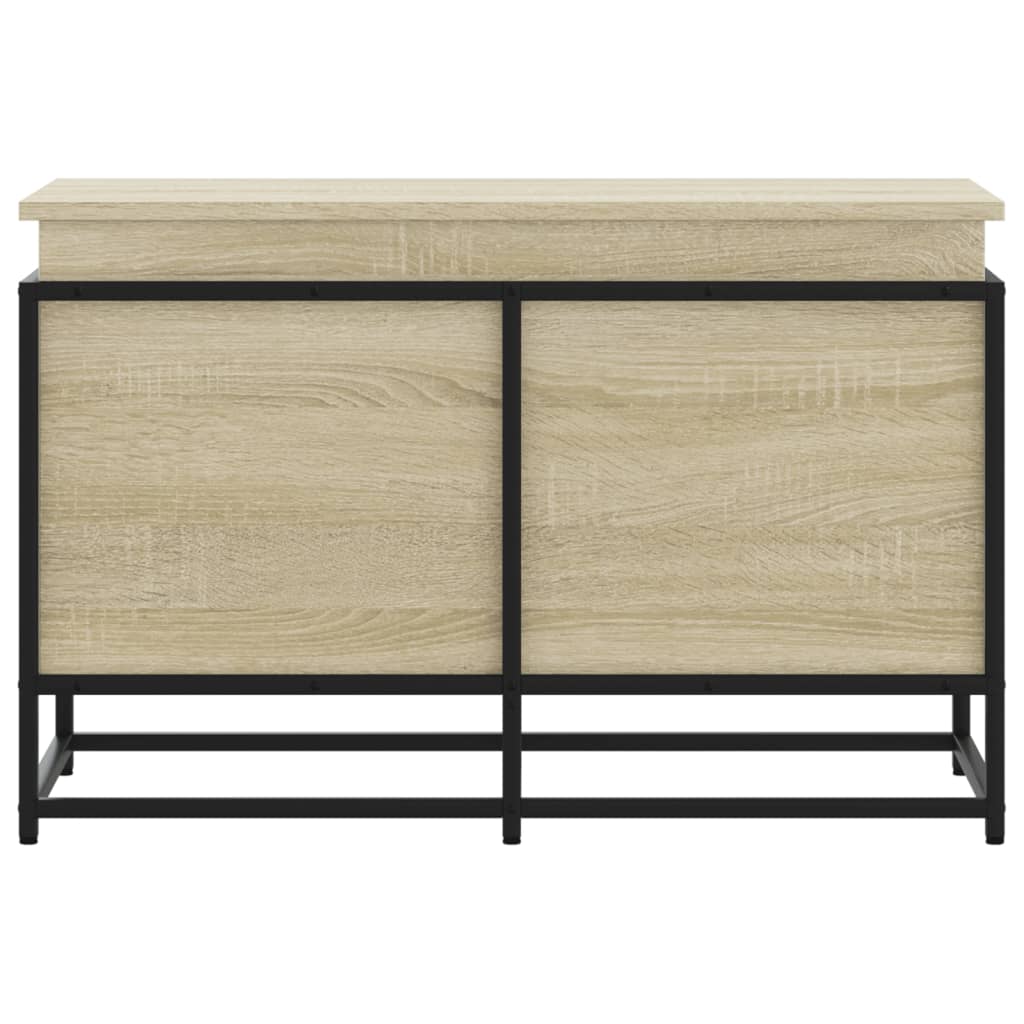 Oppbevaringsboks lokk sonoma eik 80x40x51,5 cm konstruert tre