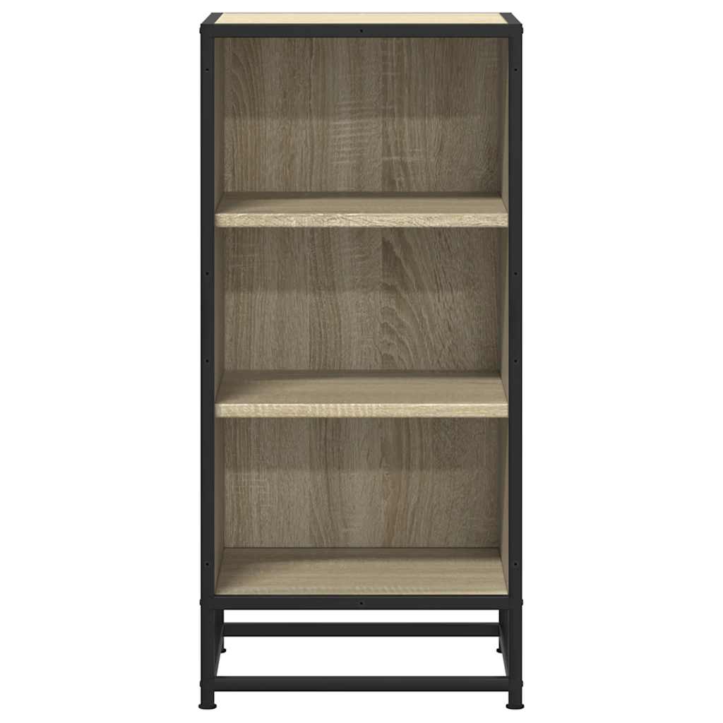 Skjenk sonoma eik 35,5x35x76 cm konstruert tre og metall