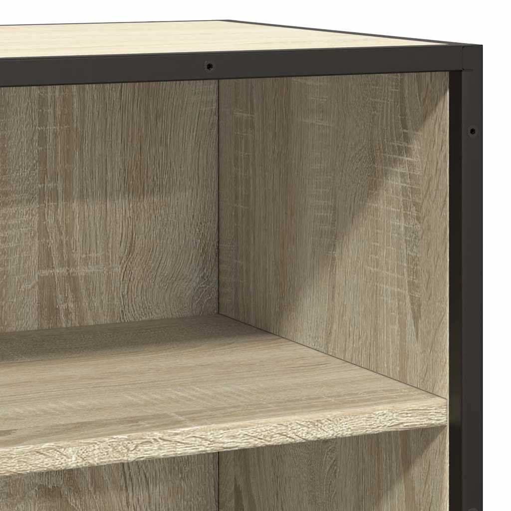 Skjenk sonoma eik 35,5x35x76 cm konstruert tre og metall