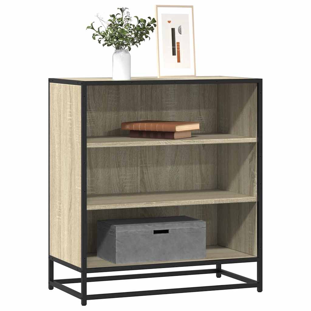 Skjenk sonoma eik 68x35x76 cm konstruert tre og metall