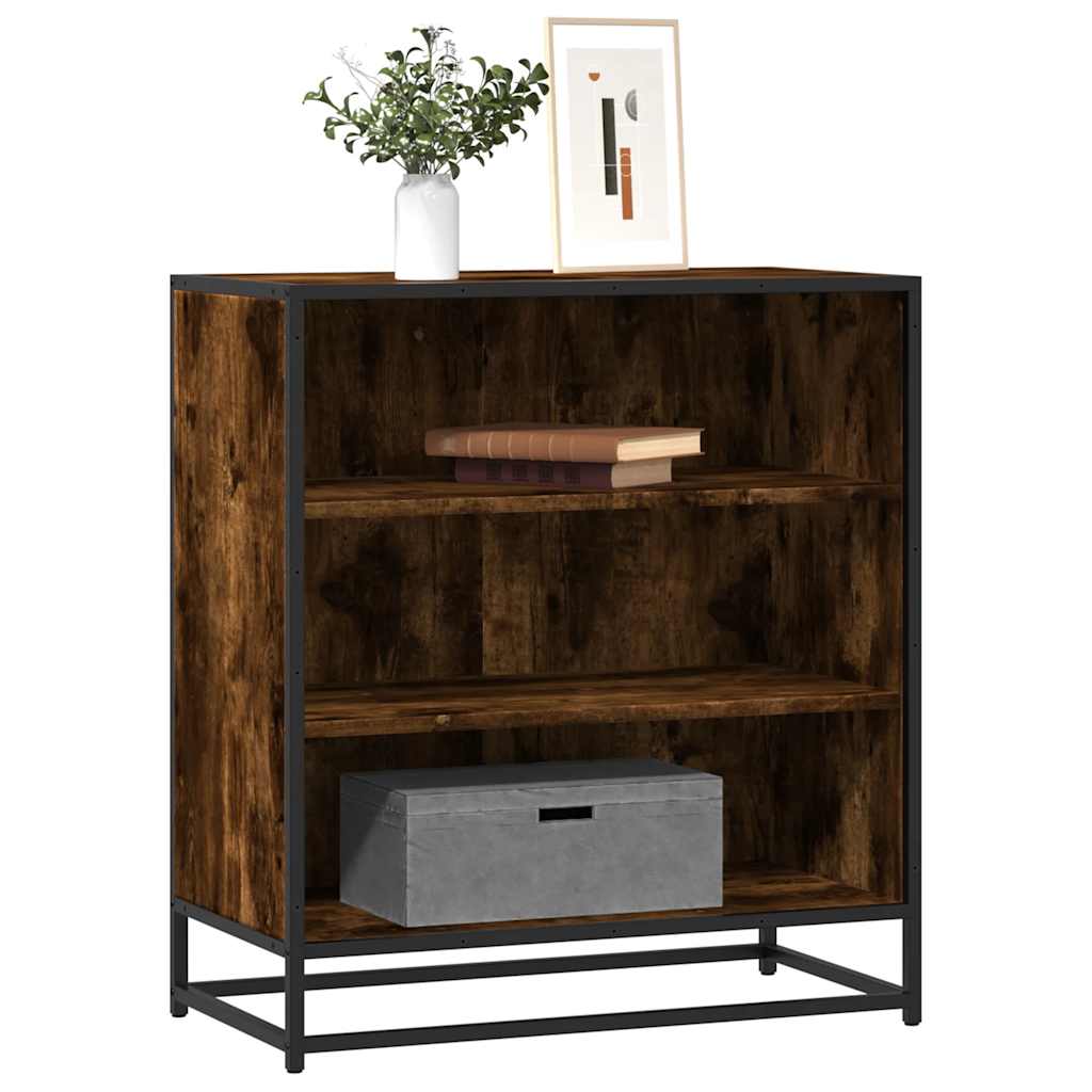 Skjenk røkt eik 68x35x76 cm konstruert tre og metall