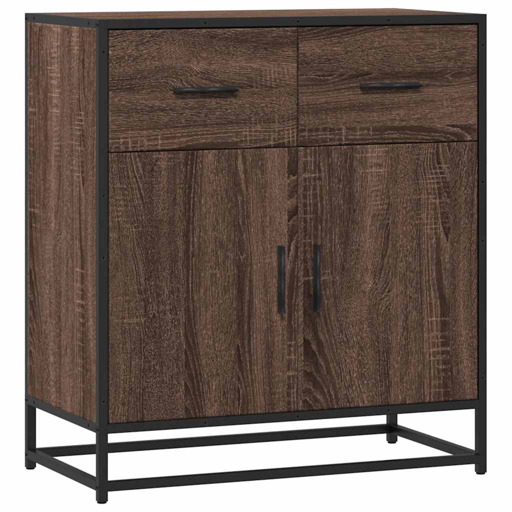 Skjenk brun eik 68x35x76 cm konstruert tre