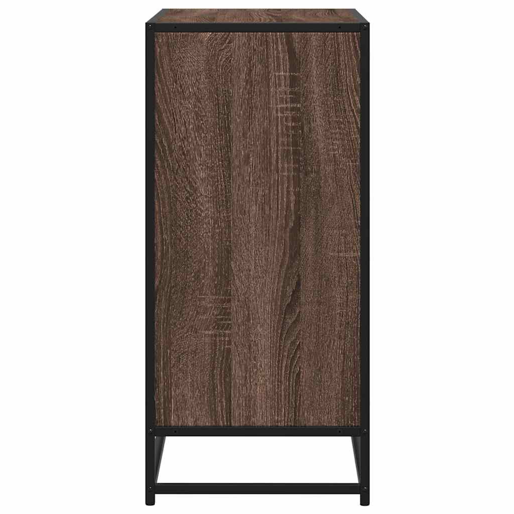 Skjenk brun eik 68x35x76 cm konstruert tre