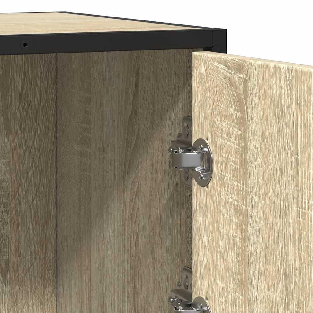 Skjenk sonoma eik 68x35x76 cm konstruert tre