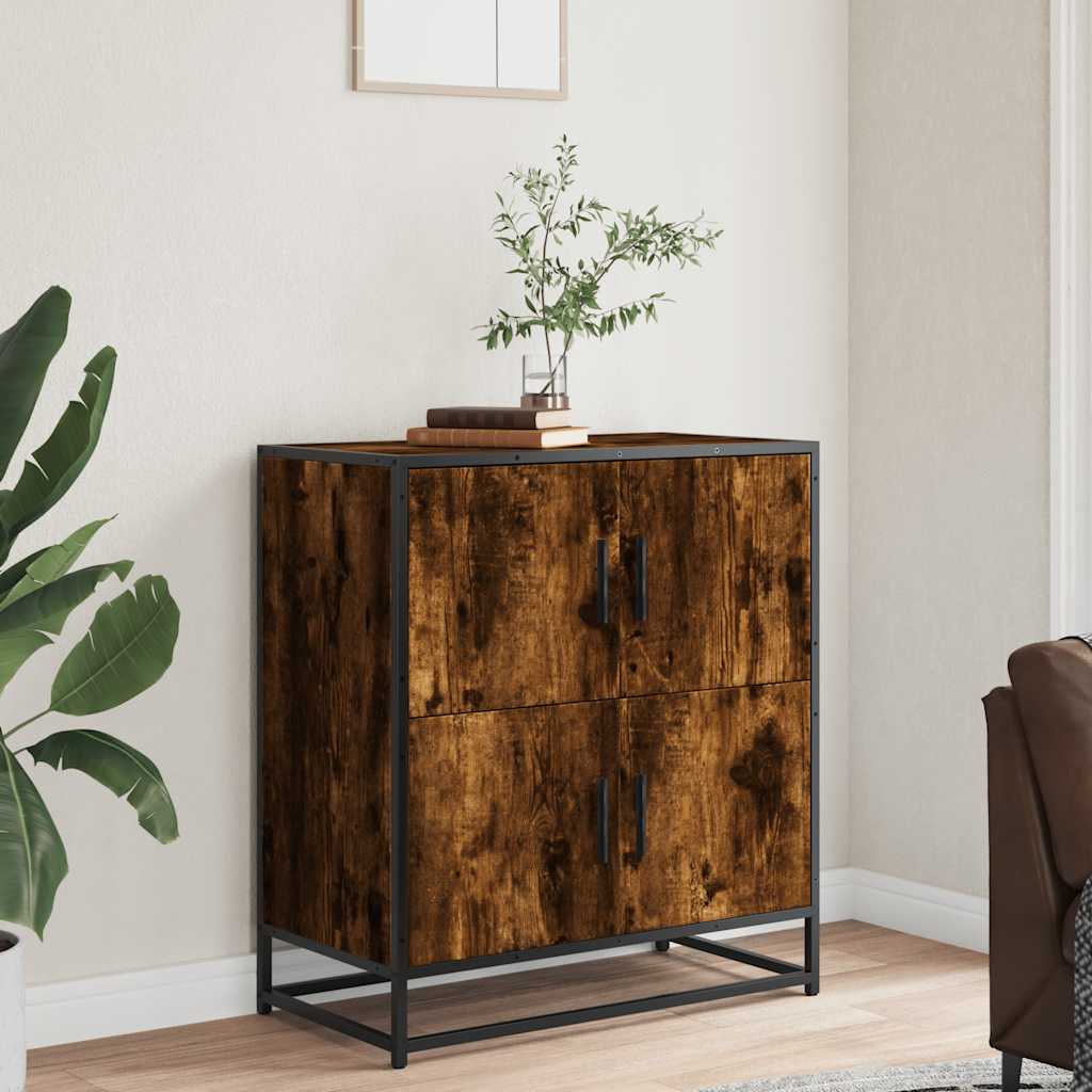 Skjenk røkt eik 68x35x76 cm konstruert tre