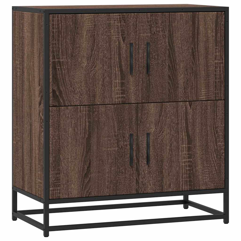 Skjenk brun eik 68x35x76 cm konstruert tre