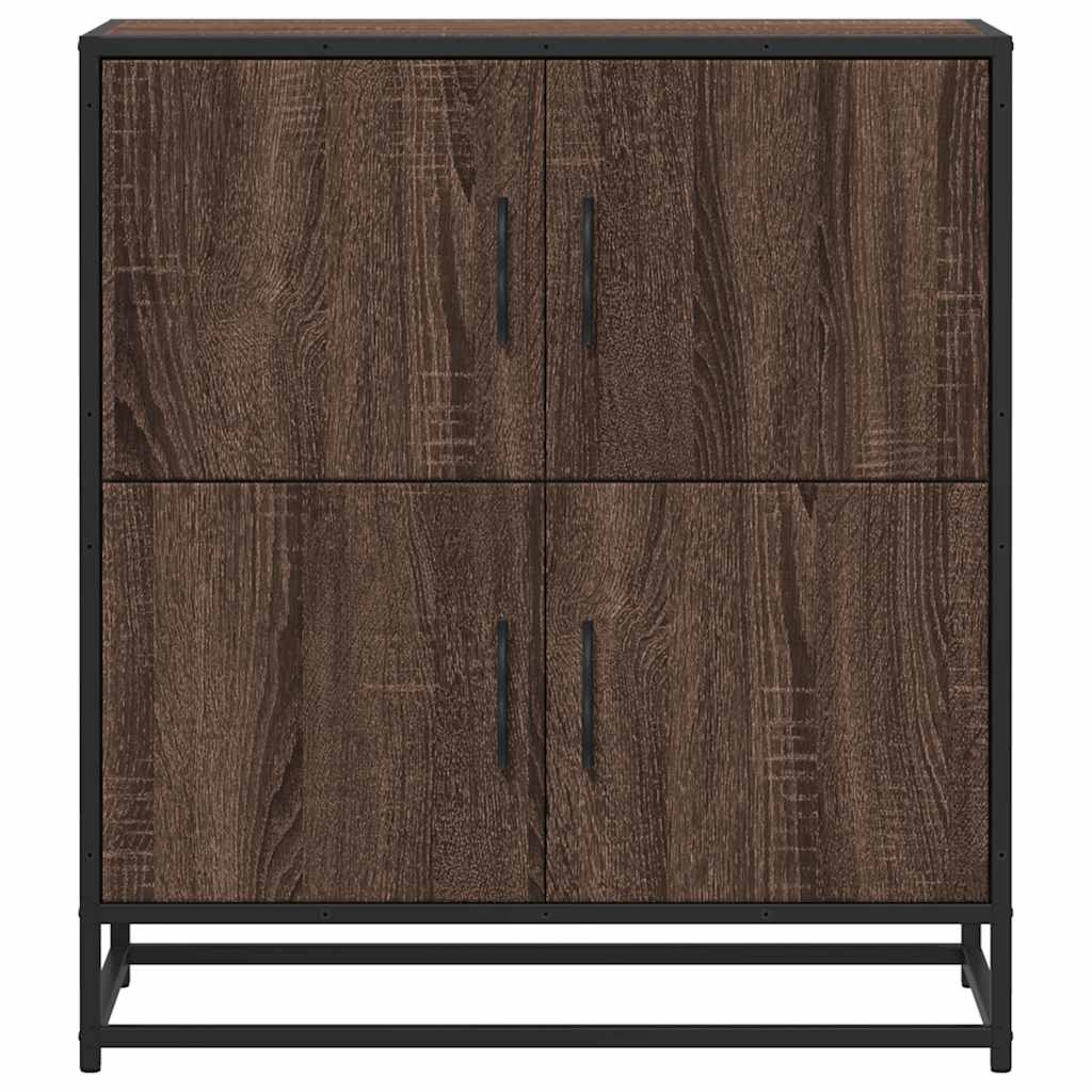 Skjenk brun eik 68x35x76 cm konstruert tre