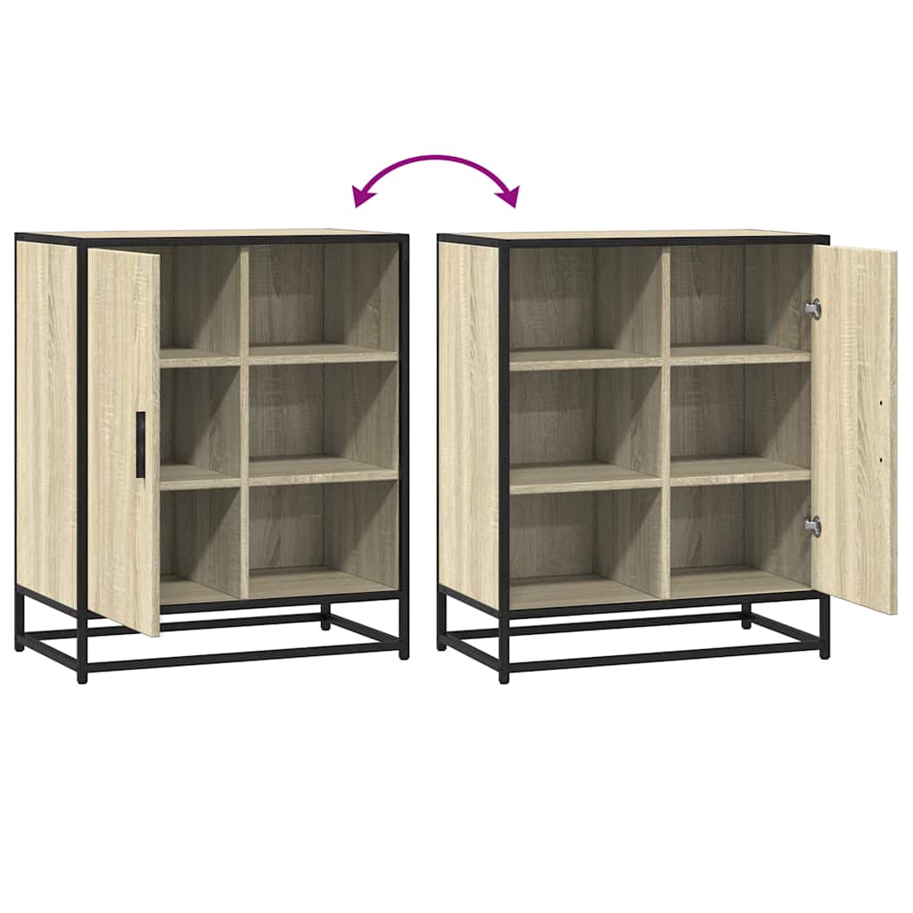 Skjenk sonoma eik 62x35x76 cm konstruert tre