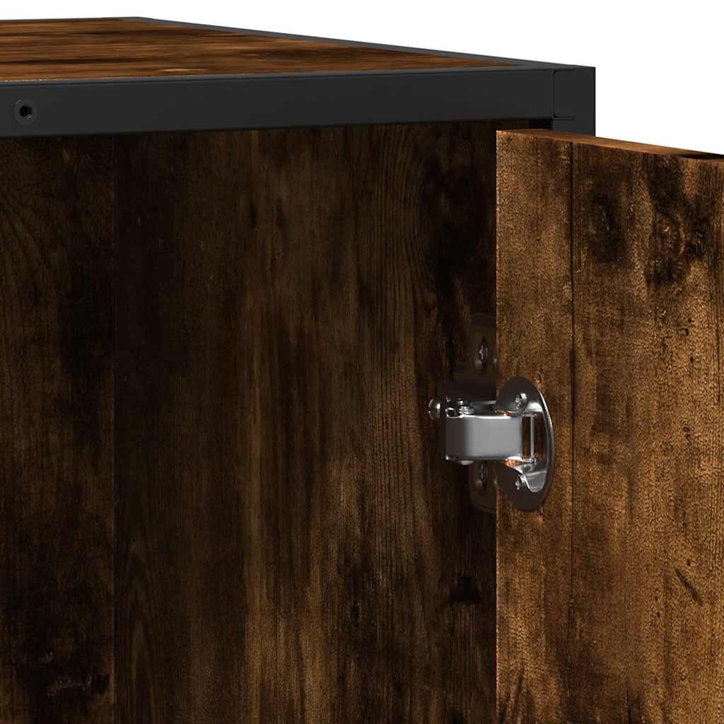 Skjenk røkt eik 62x35x76 cm konstruert tre