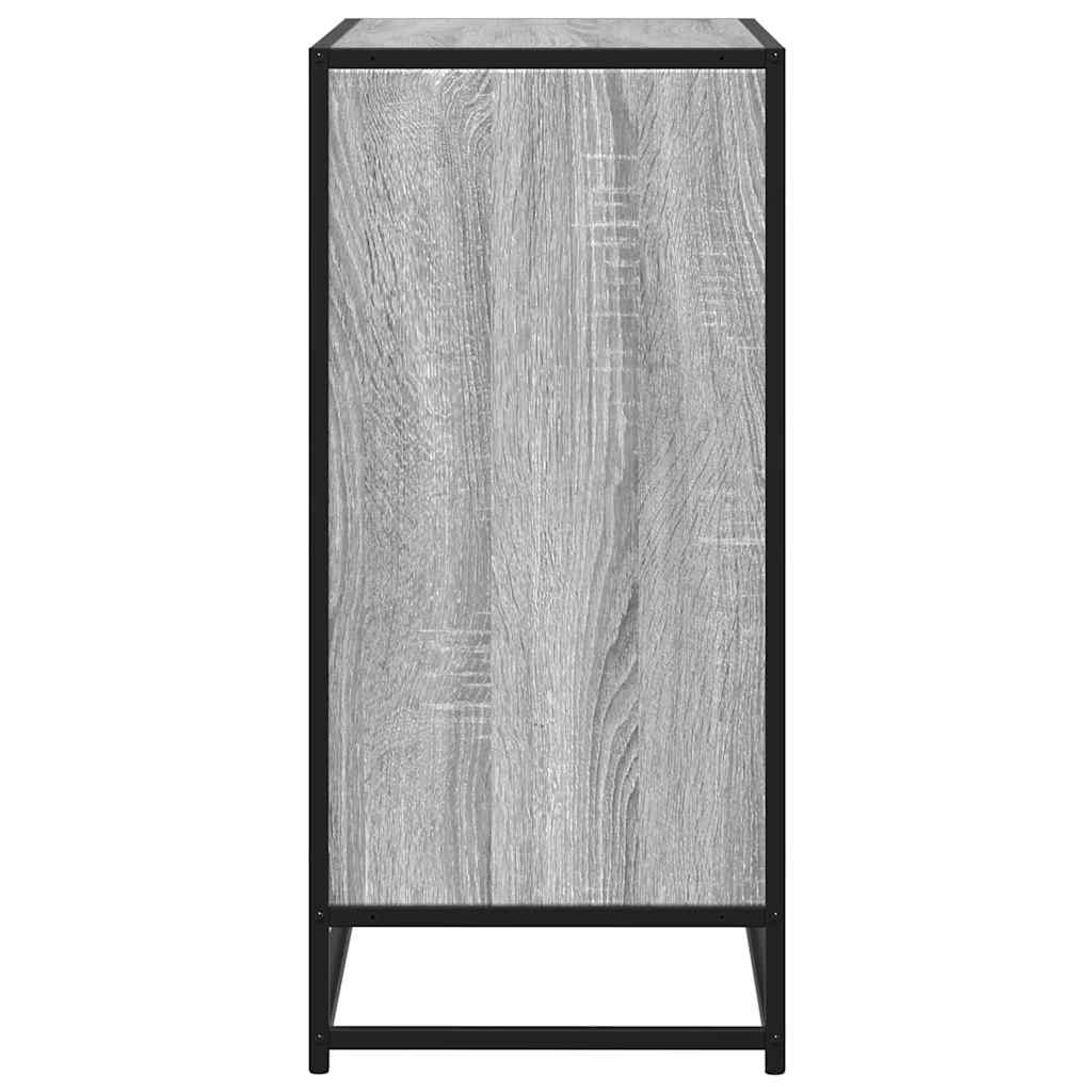 Skjenk grå sonoma 62x35x76 cm konstruert tre