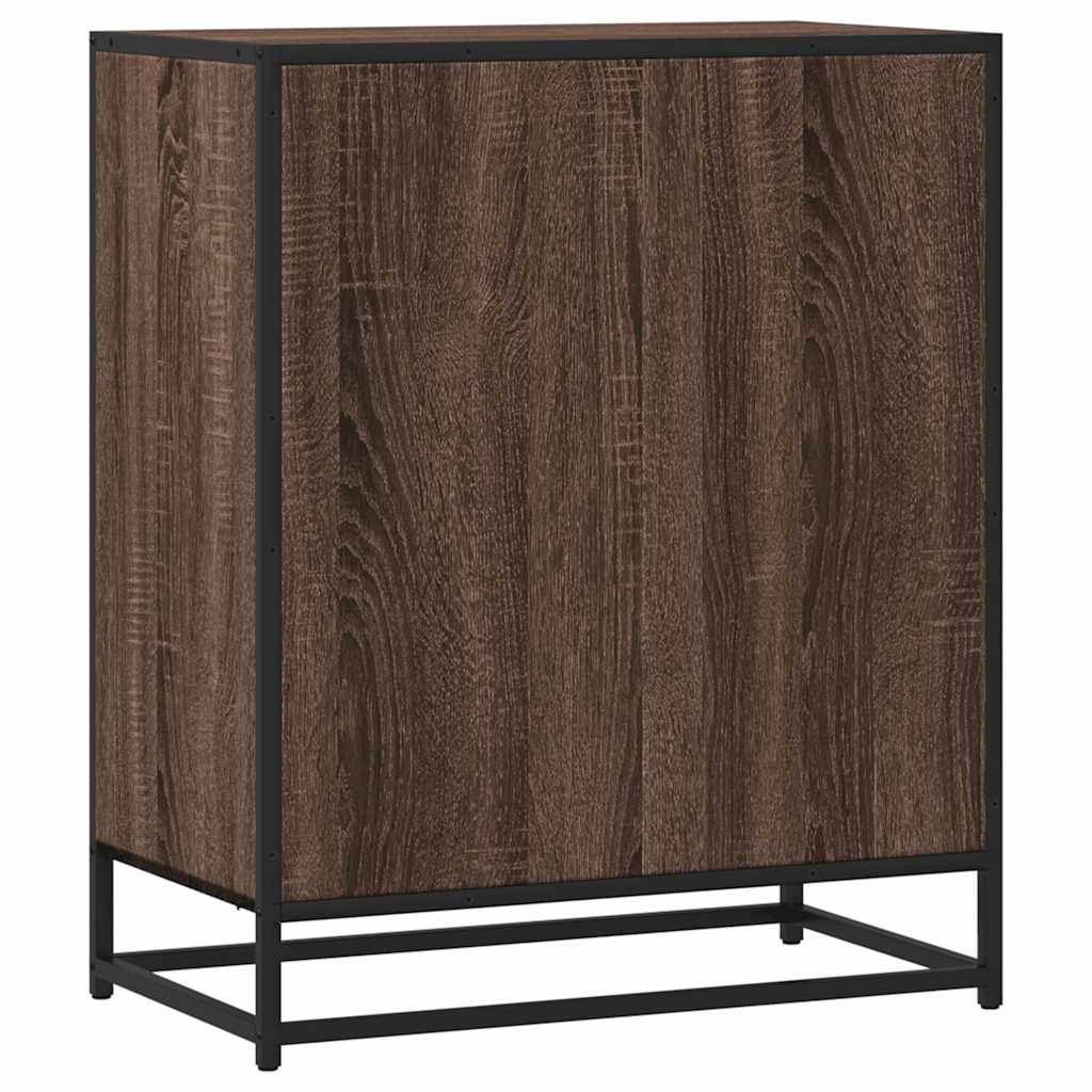 Skjenk brun eik 62x35x76 cm konstruert tre