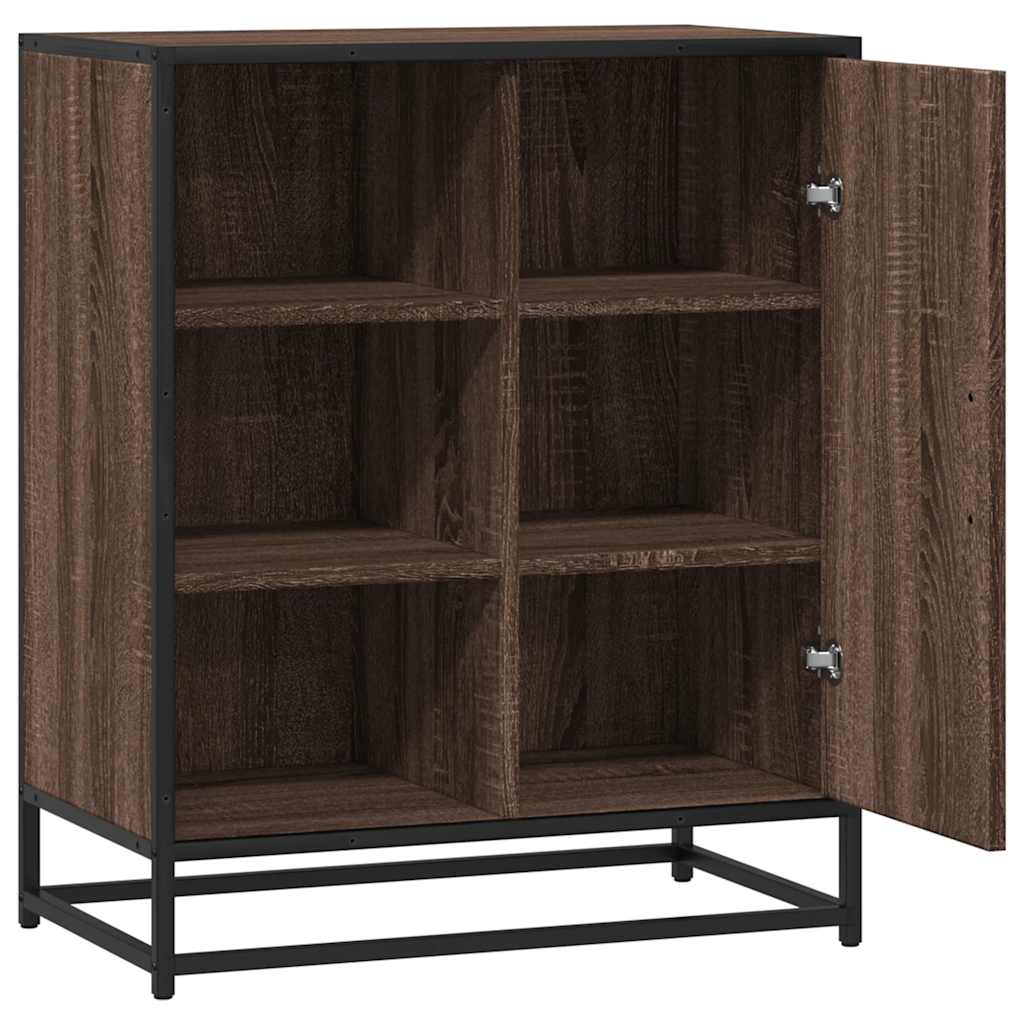Skjenk brun eik 62x35x76 cm konstruert tre