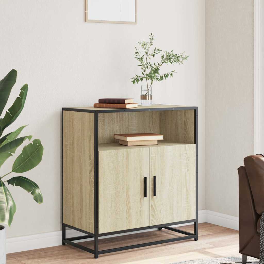 Skjenk sonoma eik 68x35x76 cm konstruert tre