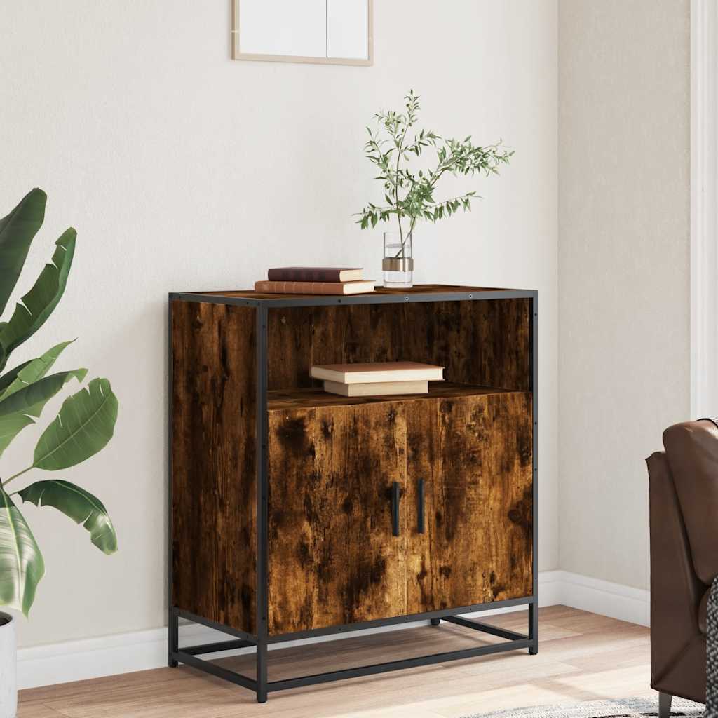 Skjenk røkt eik 68x35x76 cm konstruert tre