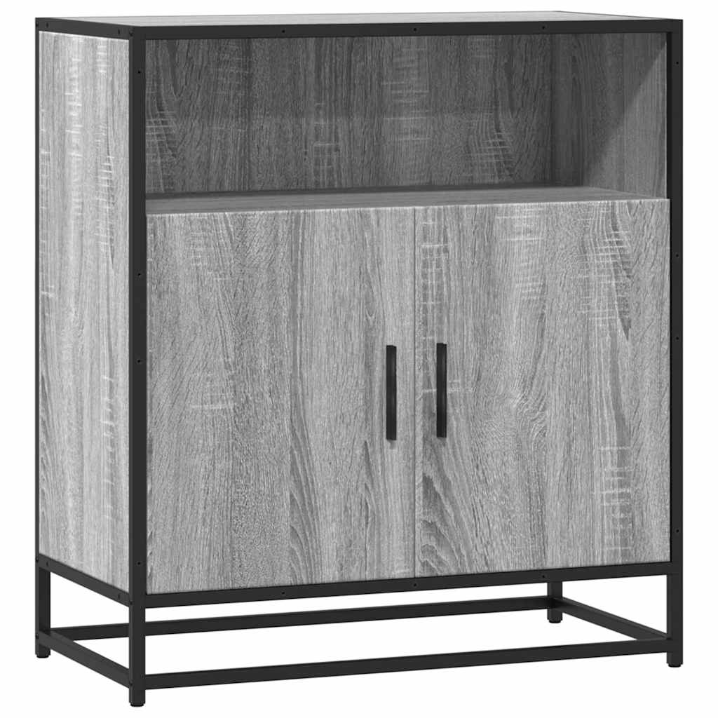 Skjenk grå sonoma 68x35x76 cm konstruert tre