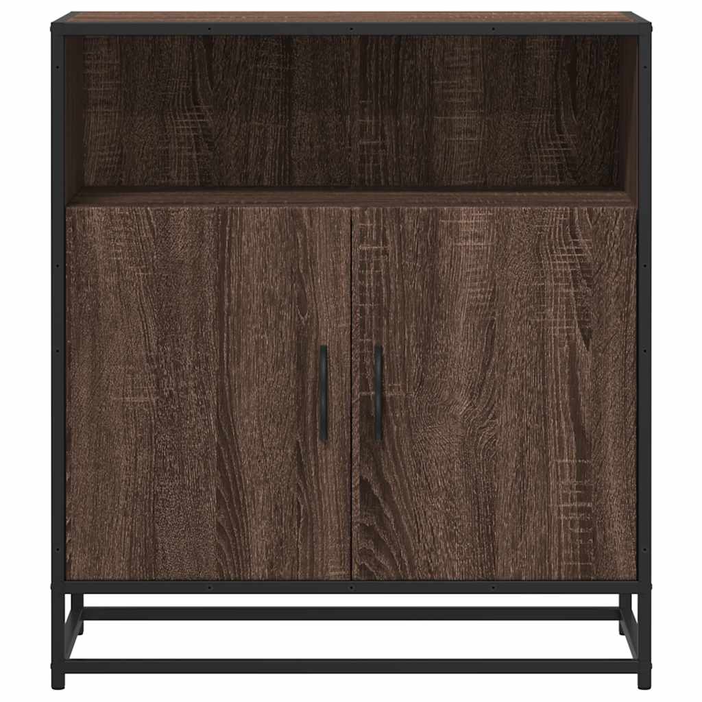 Skjenk brun eik 68x35x76 cm konstruert tre