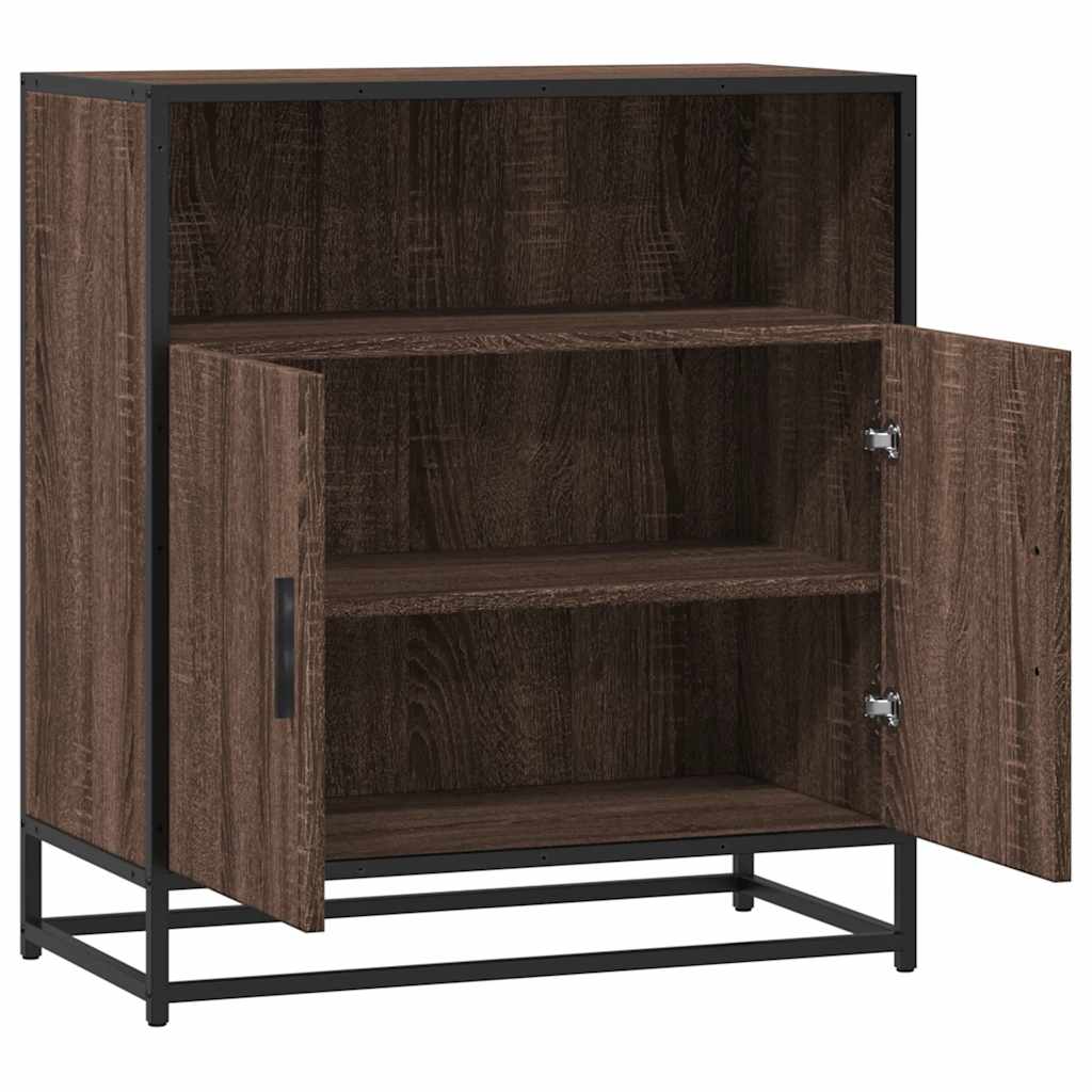 Skjenk brun eik 68x35x76 cm konstruert tre