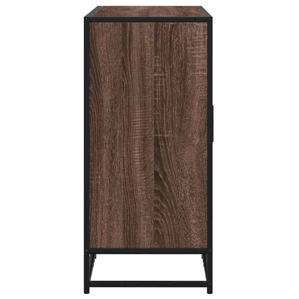 Skjenk brun eik 92x35x76 cm konstruert tre