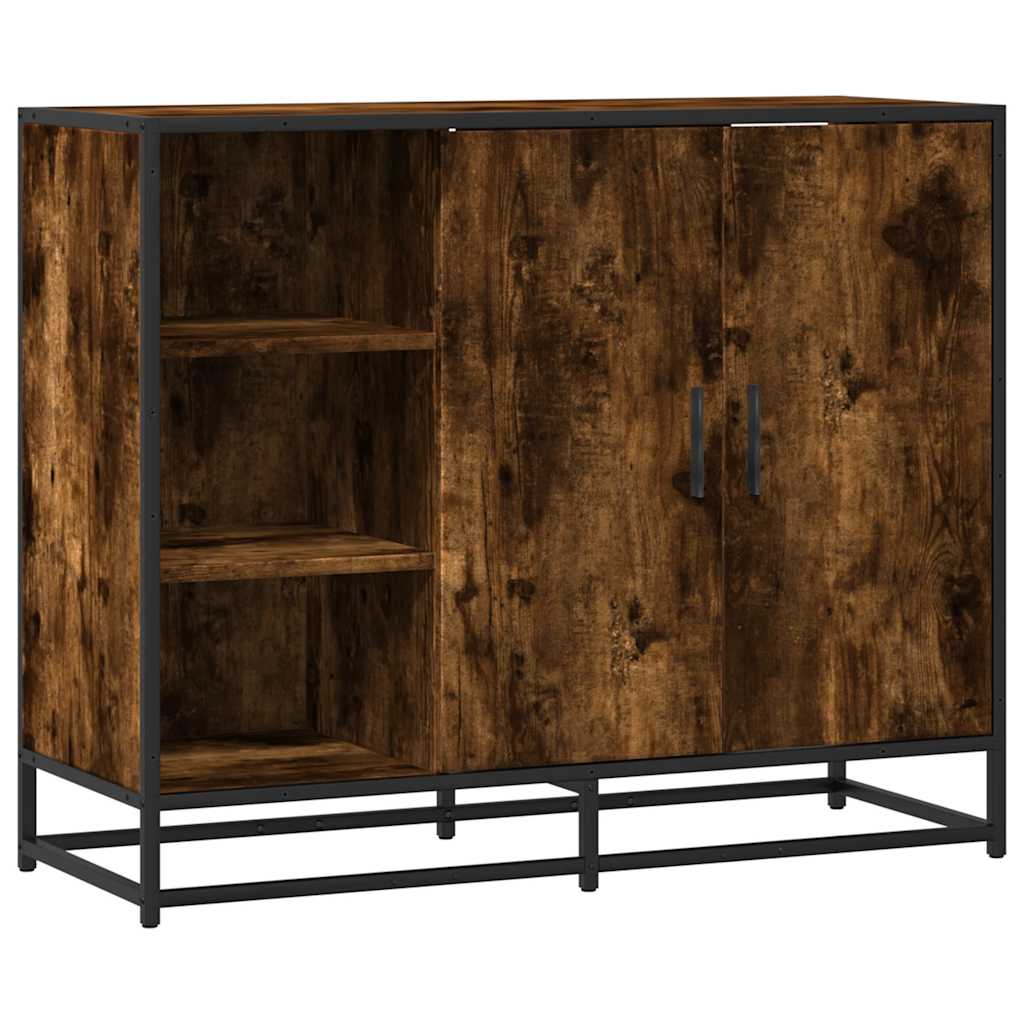 Skjenk røkt eik 92x35x76 cm konstruert tre
