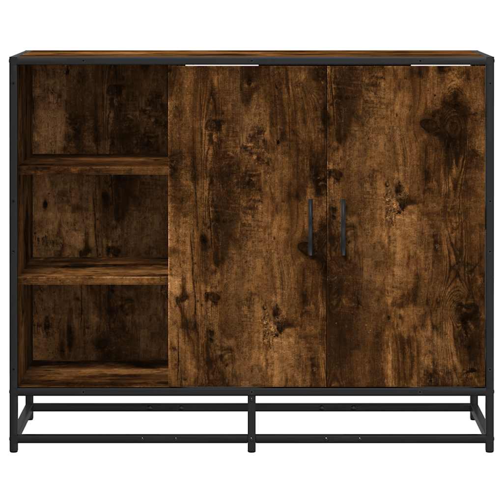 Skjenk røkt eik 92x35x76 cm konstruert tre