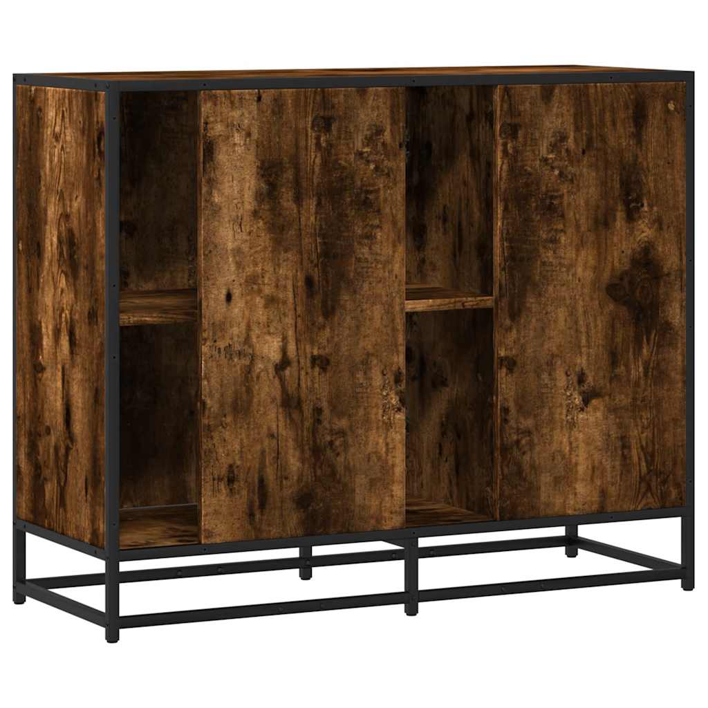 Skjenk røkt eik 92x35x76 cm konstruert tre