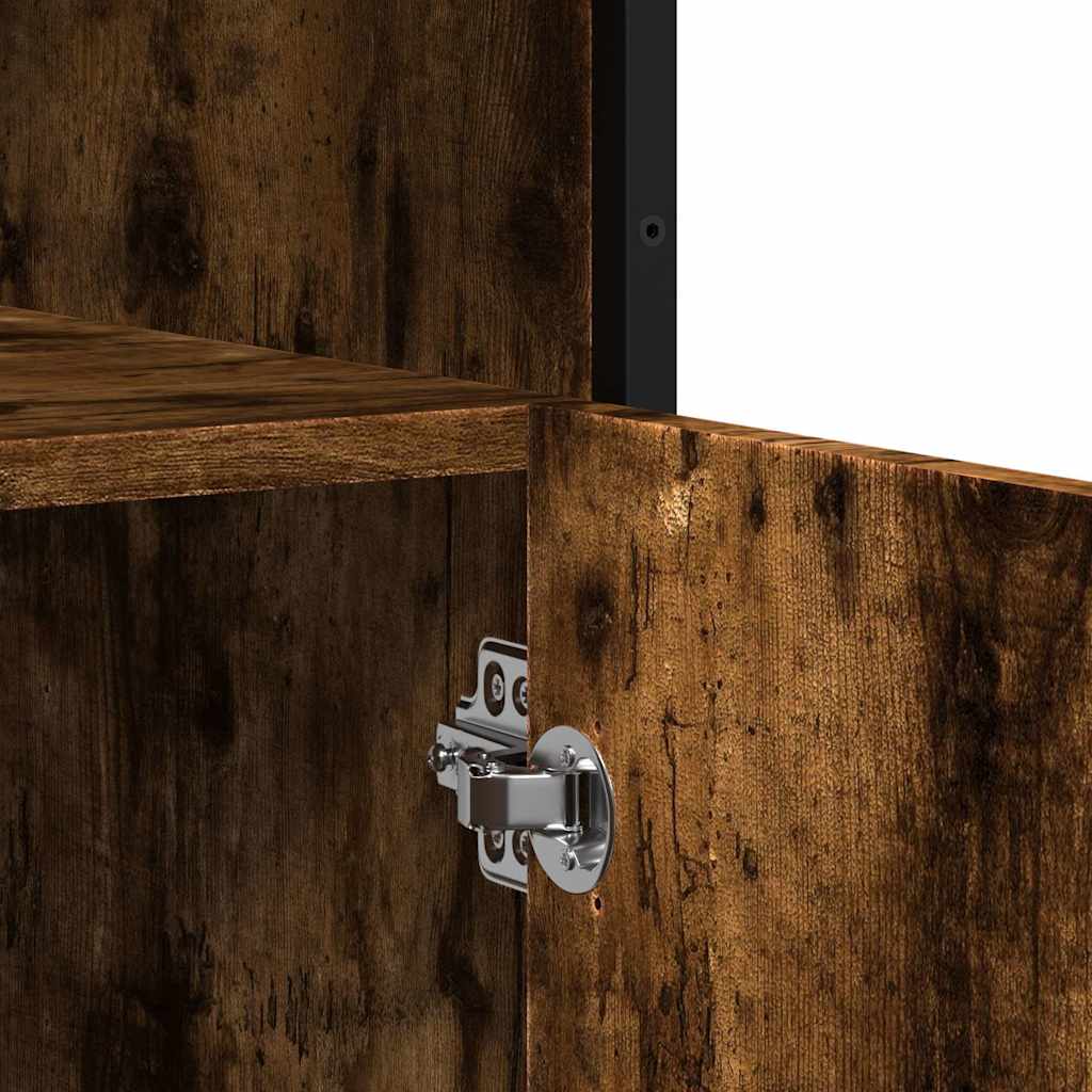 Skjenk røkt eik 100x35x76 cm konstruert tre