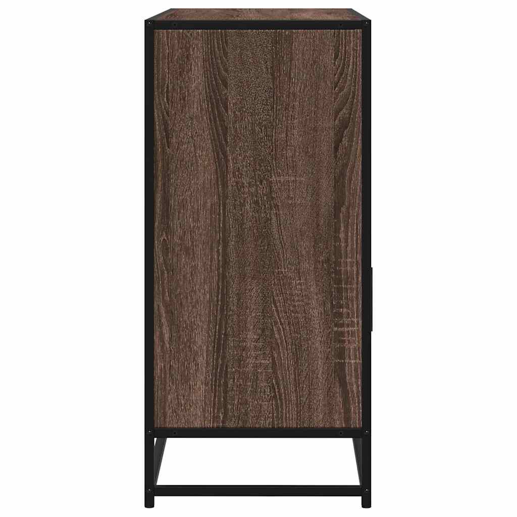 Skjenk brun eik 100x35x76 cm konstruert tre